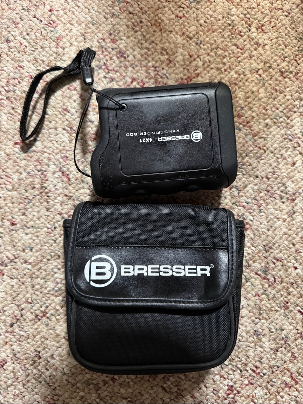 Bresser 4x21 Rangefinder 800 Laser Distance Rangefinder with Case